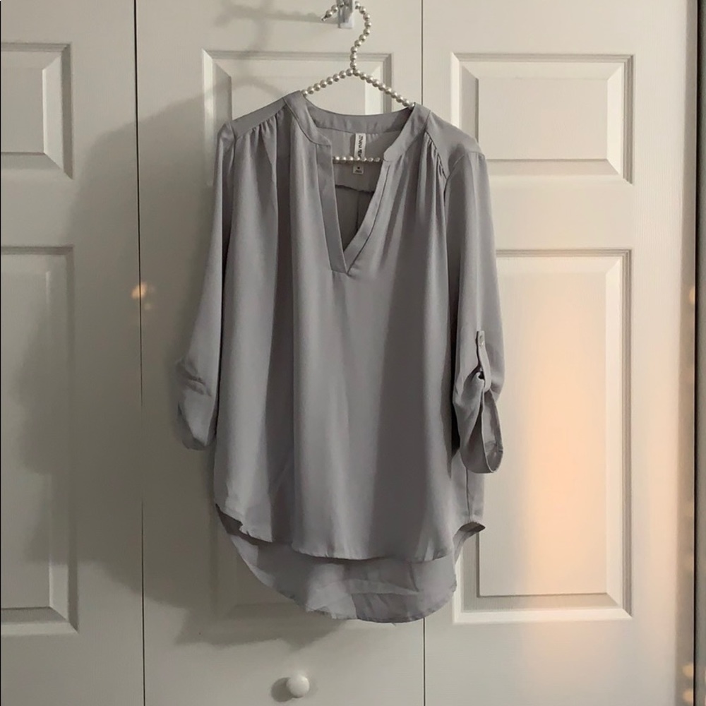 Green-blue blouse
